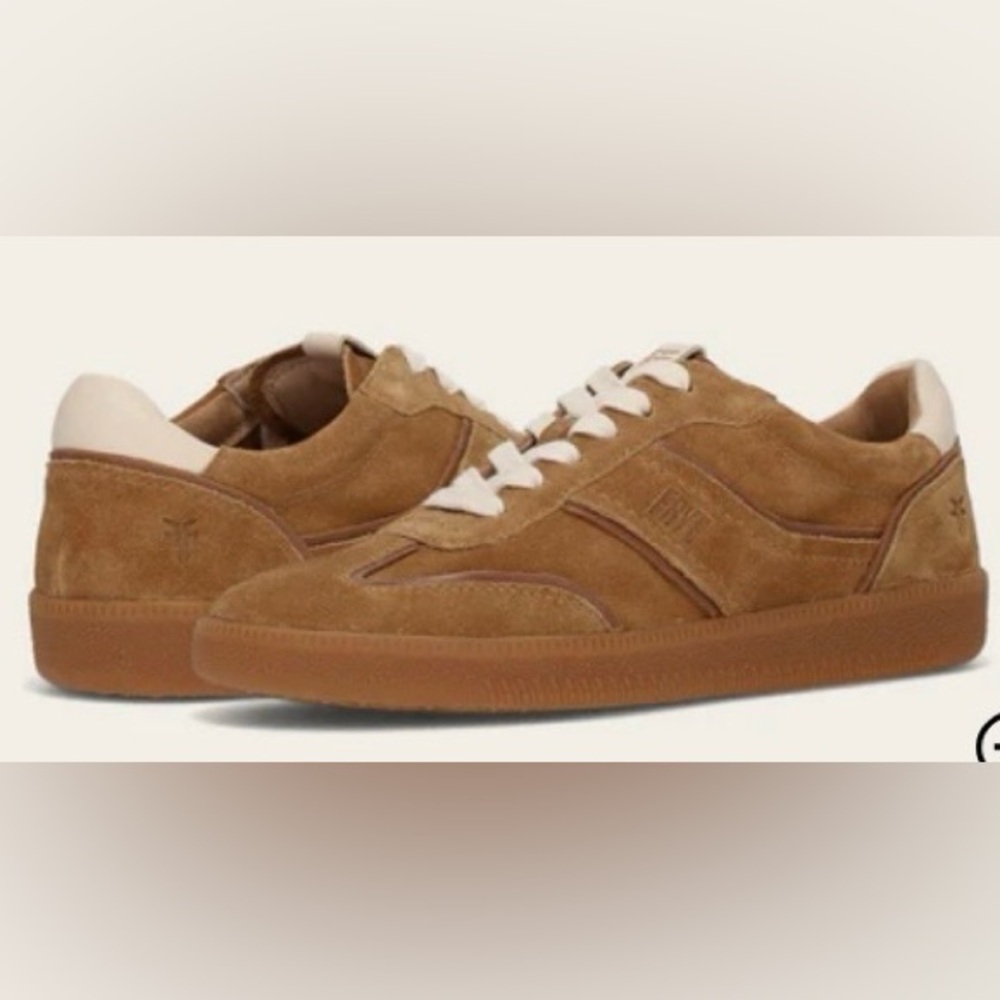 Final day! SALE! Frye Millie Suede Low-Top women’s Sneaker in toffee brown 9.5